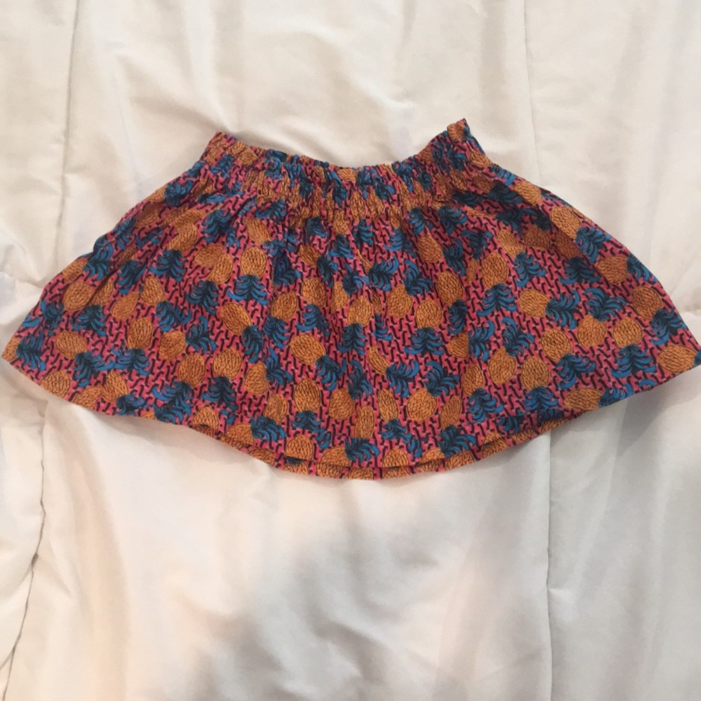 Zara pineapple skirt